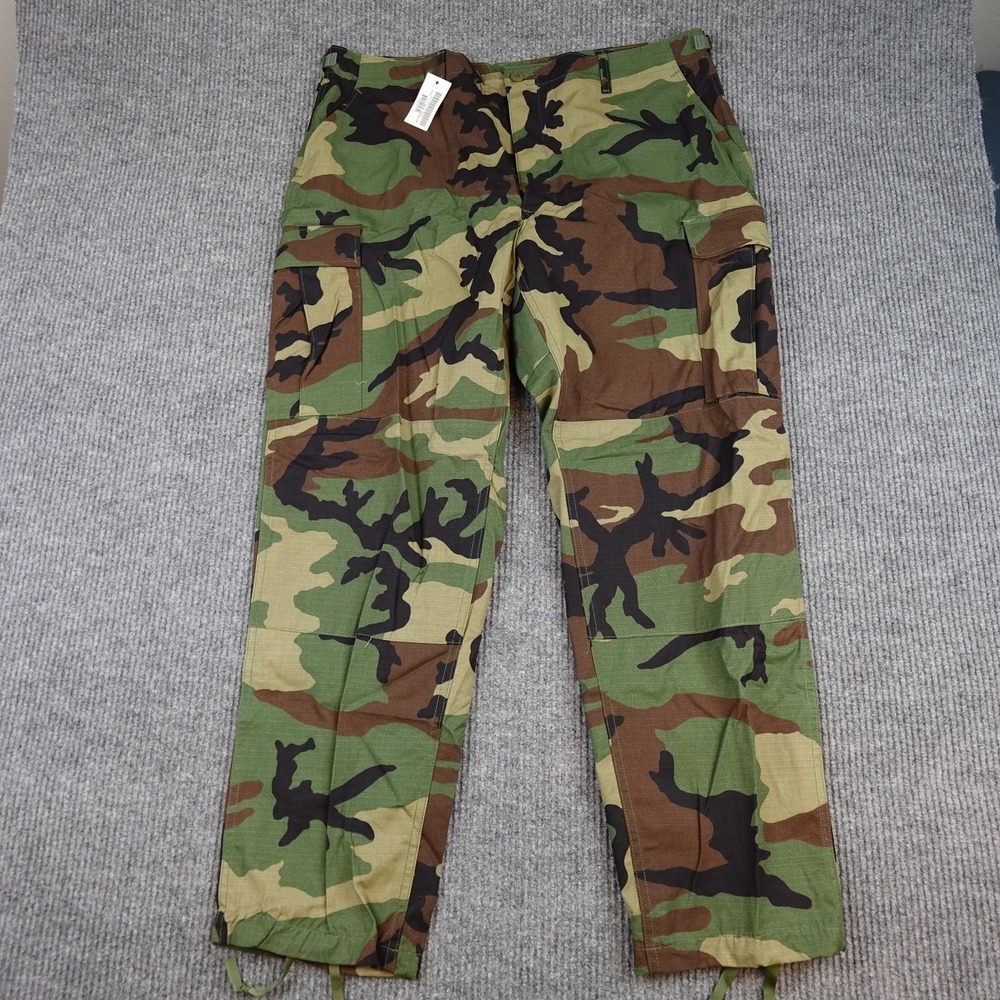 Propper Woodland Camo Cargo Pants Mens XL Regular Green Hot Weather Combat Army